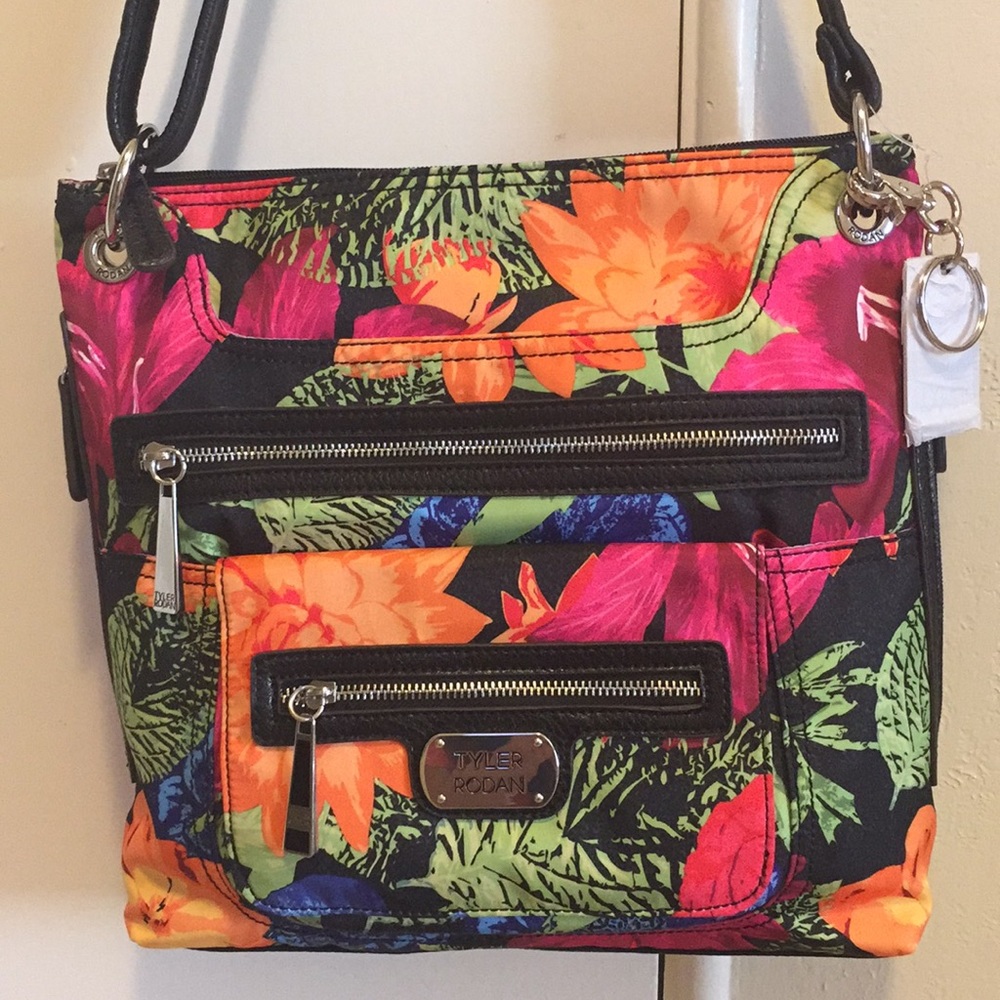 Tyler Rodan Floral Print Montego Crossbody Bag